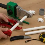 PRP-Pijpen Smelten En Aan Elkaar Verbinden Met Een Fusiemachine Voor De Echte Doe-Het-Zelver