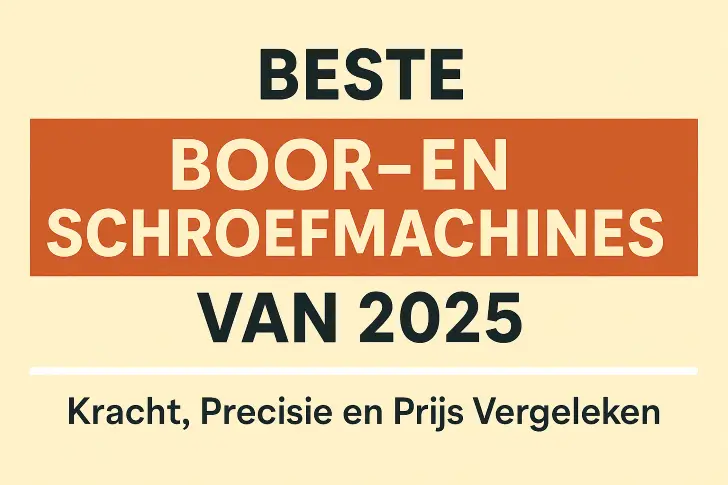 De Beste Boor- en Schroefmachines