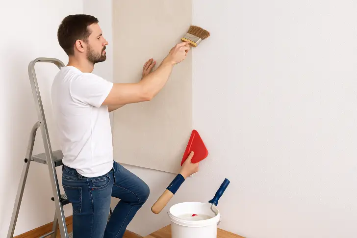 Zelf Muur Behangen met Glasvezelbehang